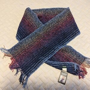 NWT Mucros Weavers Wool Cashmere Skellig Multicolor Scarf